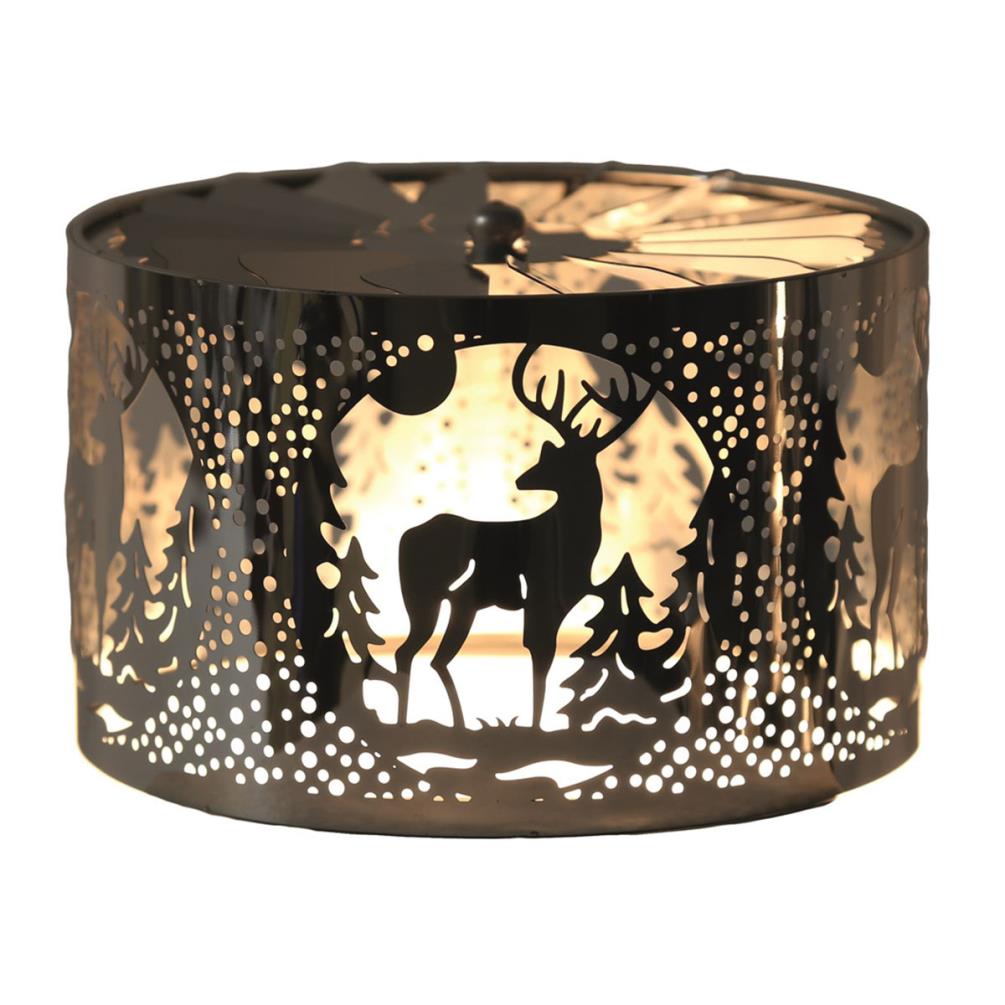 Aroma Silhouette Silver Carousel Stag Shade  £11.69
